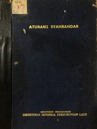 Image of Aturan - Aturan Untuk Syahbandar - Syahbandar