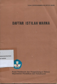 Image of Daftar Istilah Warna