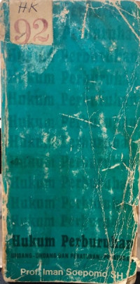 Image of Hukum Perburuhan : Undang-Undang Dan Peraturan-Peraturan