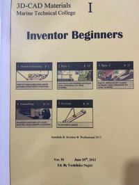 Image of 3D-CAD Materials Marine Technical Collage I : Inventor Beginners