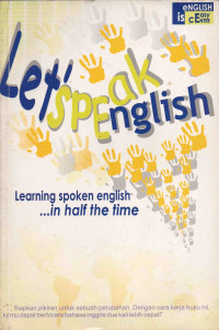 Image of Let's SpeaK English : Learning Spoken English In Half The Time