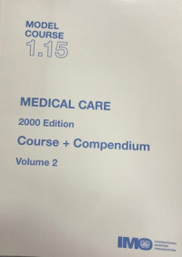 Image of Model Course 1.15 : Medical Care Course + Compendium Volume 2