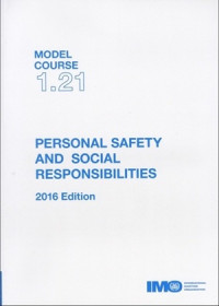 Image of Model Course 1.21 : Personal Safety And Social Responsibilities