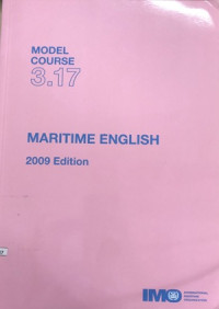 Image of Model Course 3.17 : Maritime English