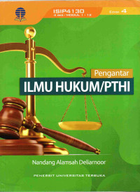 Image of Pengantar Ilmu Hukum/PTHI