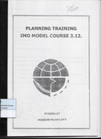Image of Planning IMO Model Course 3.12