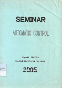 Image of Seminar Automatic Control