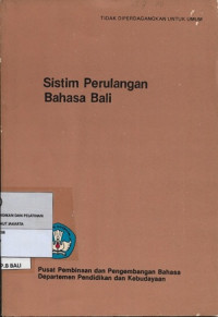 Image of Sistim Perulangan Bahasa Bali