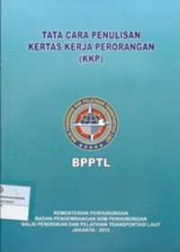Image of Tata Cara Penulisan Kertas Kerja Perorangan (KKP)