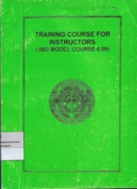 Image of Training Course For Instructors : (IMO Model Course 6.09)